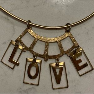 Vintage 1970’s LOVE choker necklace